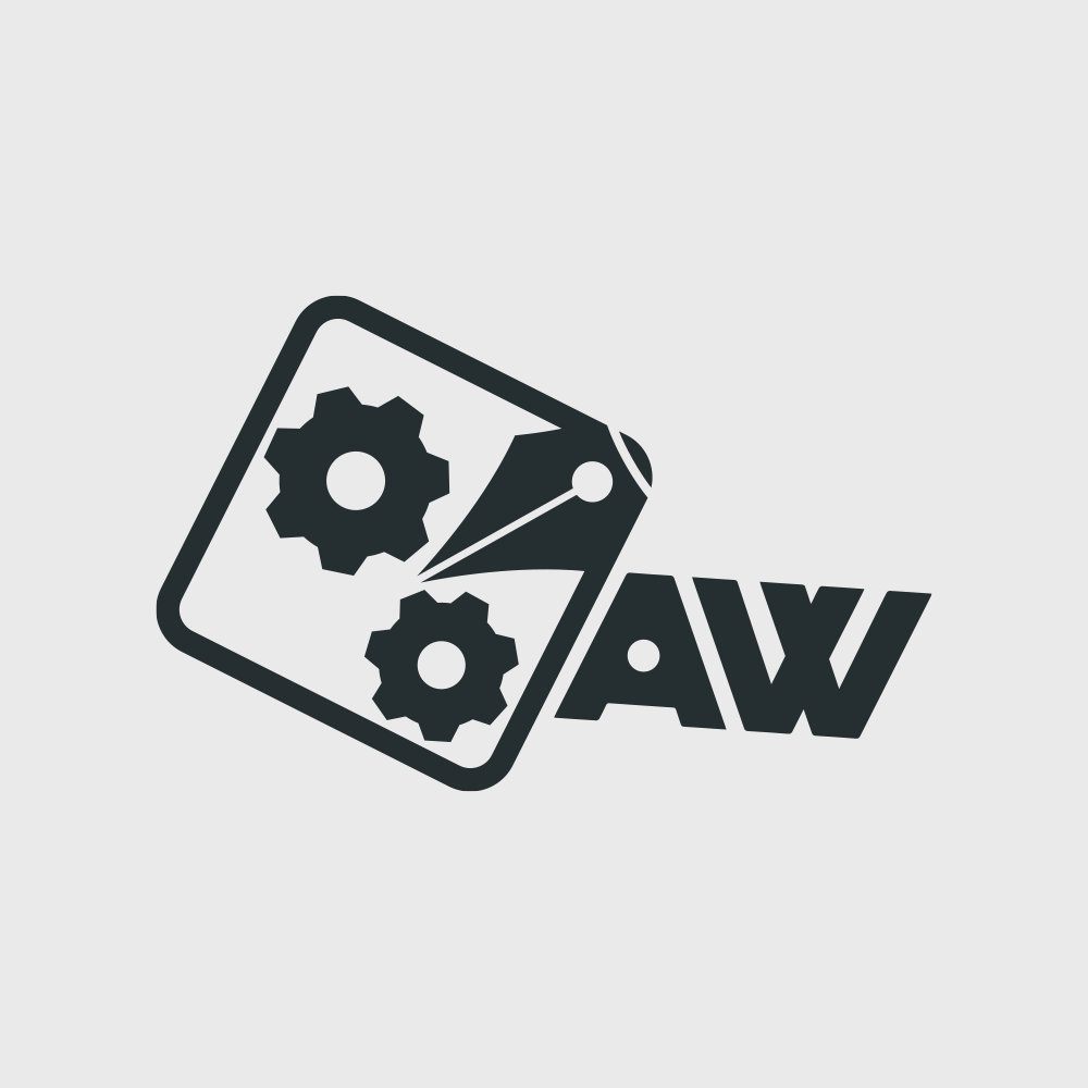 Allen Works logo design