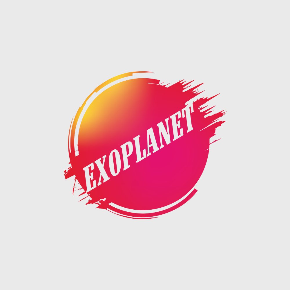 Exoplanet logo design