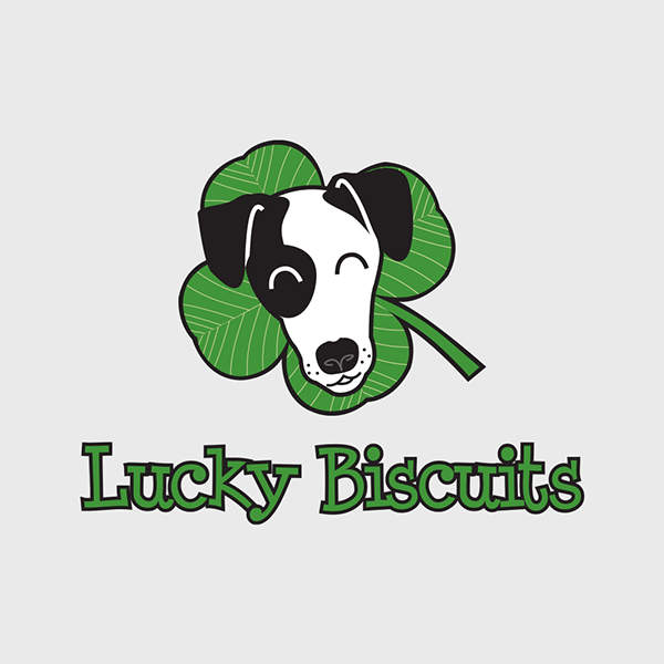 Lucky Biscuits logo design
